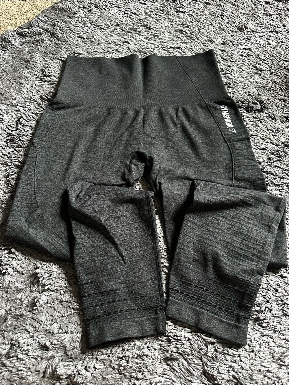 Gymshark Black Marl First Generation Legging